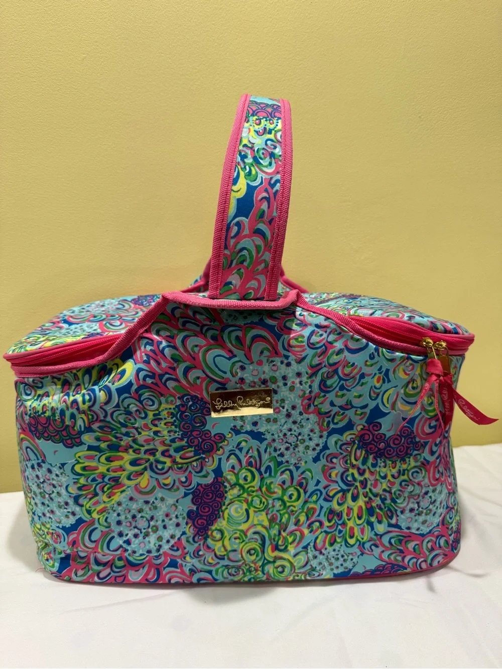 Lilly Pulitzer insulated party cooler in Lilly’s Lagoon print